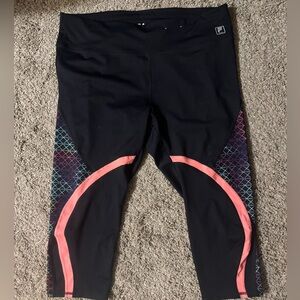 Black and Pink Athletic Leggings